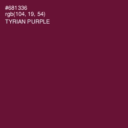 #681336 - Tyrian Purple Color Image